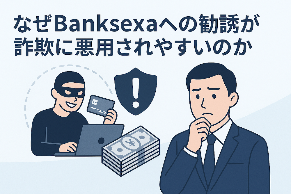 なぜBanksexa（velmorininvest.com）への勧誘が詐欺に悪用されやすいのか
