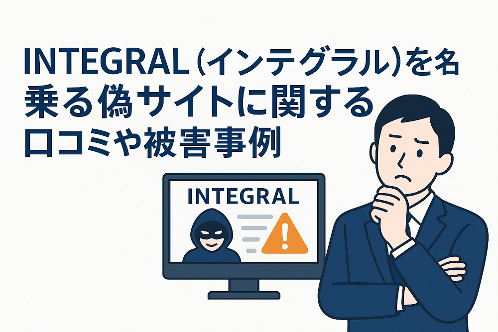 INTEGRAL（インテグラル）を名乗る偽サイトに関する口コミや被害事例