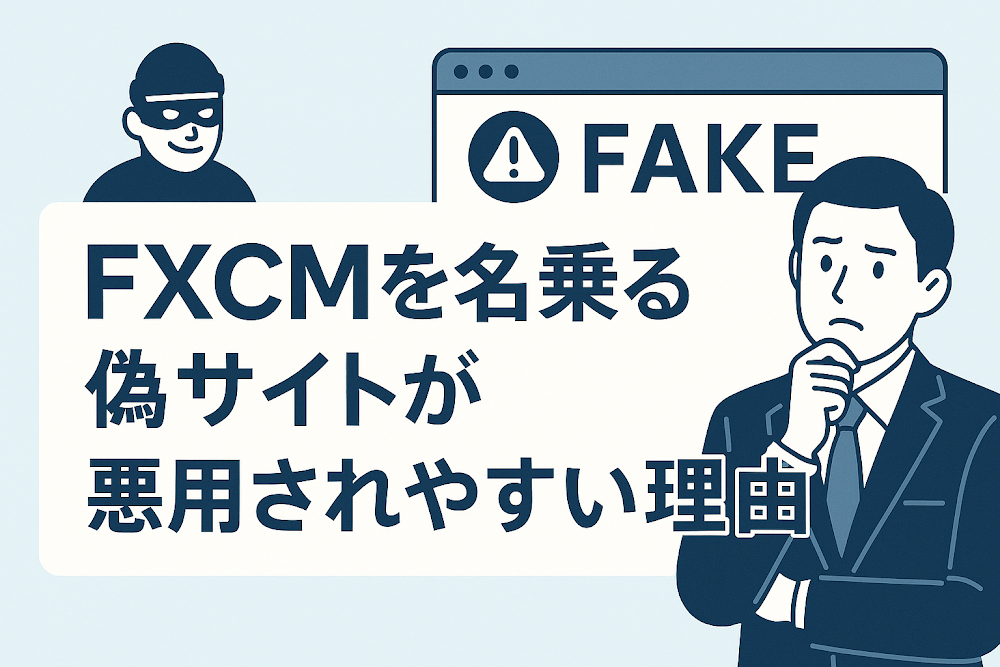 FXCMを名乗る偽サイトが悪用されやすい理由