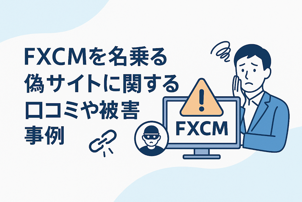 FXCMを名乗る偽サイトに関する口コミや被害事例