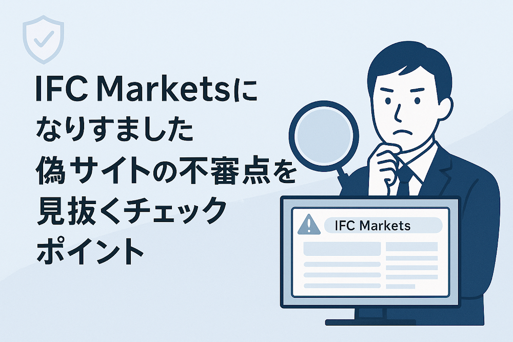 IFC Marketsの偽サイト（m.ifcmarkets.cc）の不審点を見抜くチェックポイント