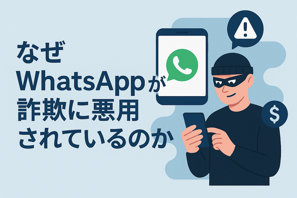 なぜWhatsApp（ワッツアップ）が詐欺に悪用されているのか
