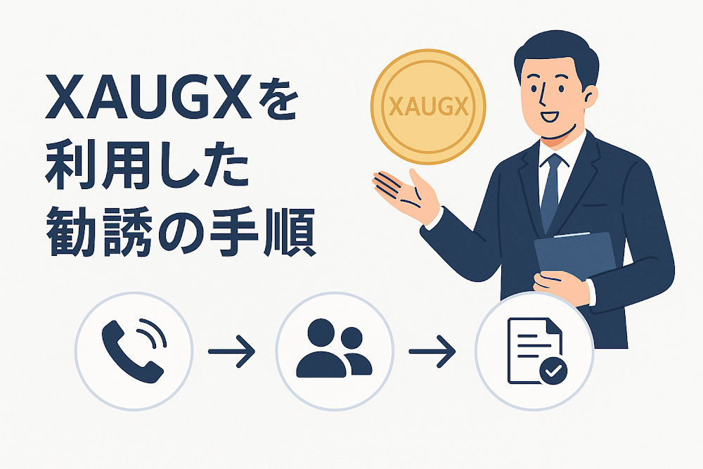 XAUGXを利用した勧誘の手順