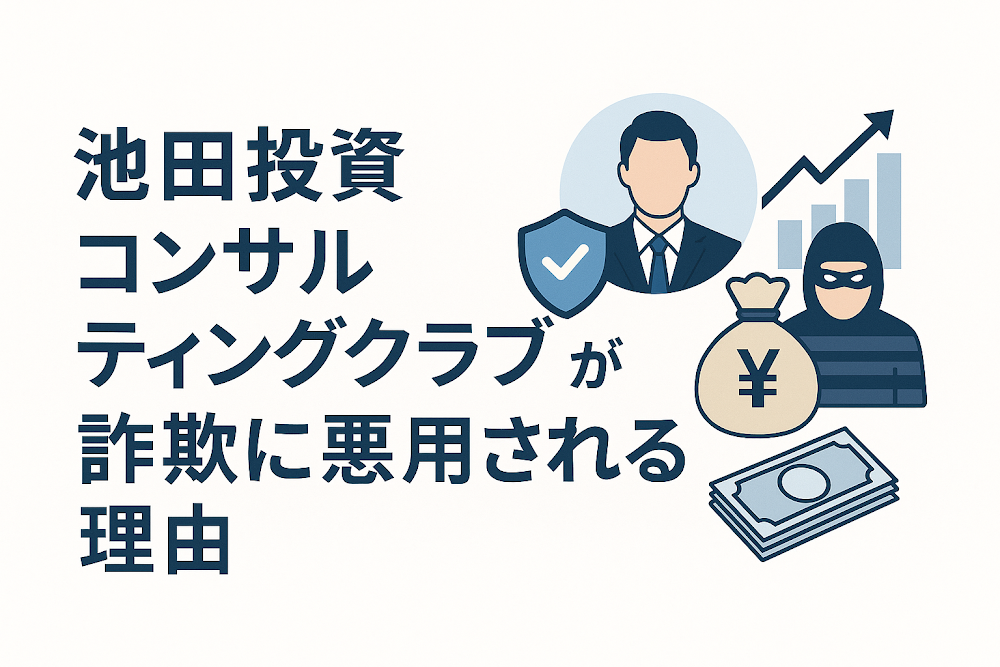 池田投資コンサルティングクラブ(ikedainvesi.com)が詐欺に悪用される理由