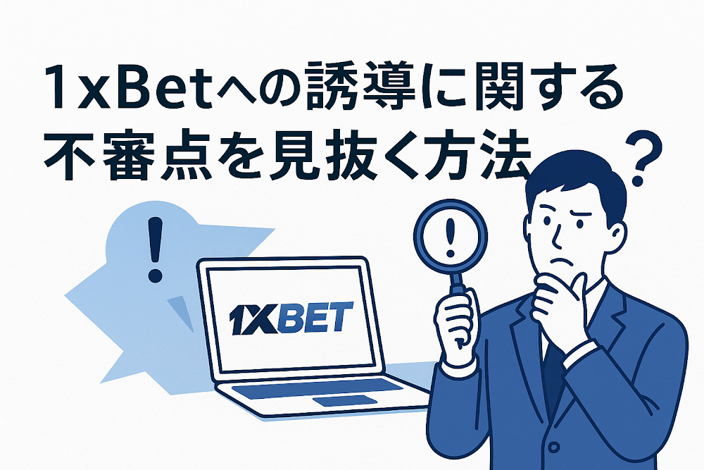1xBetへの誘導に関する不審点を見抜く方法