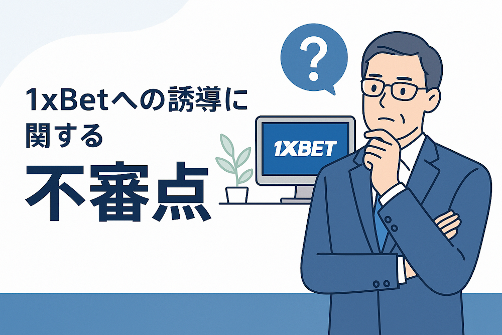 1xBetへの誘導に関する不審点