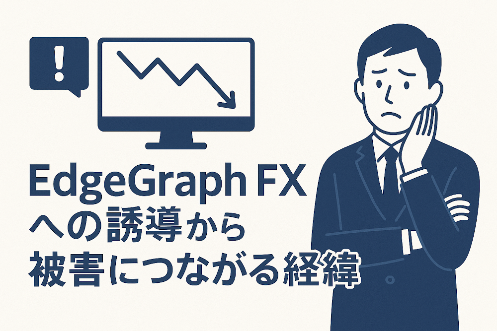 EdgeGraph FXへの勧誘から被害につながる経緯
