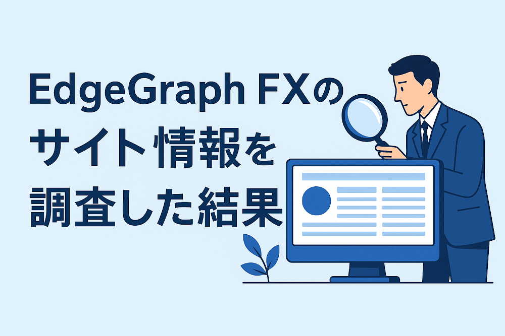 EdgeGraph FXのサイト情報を調査した結果