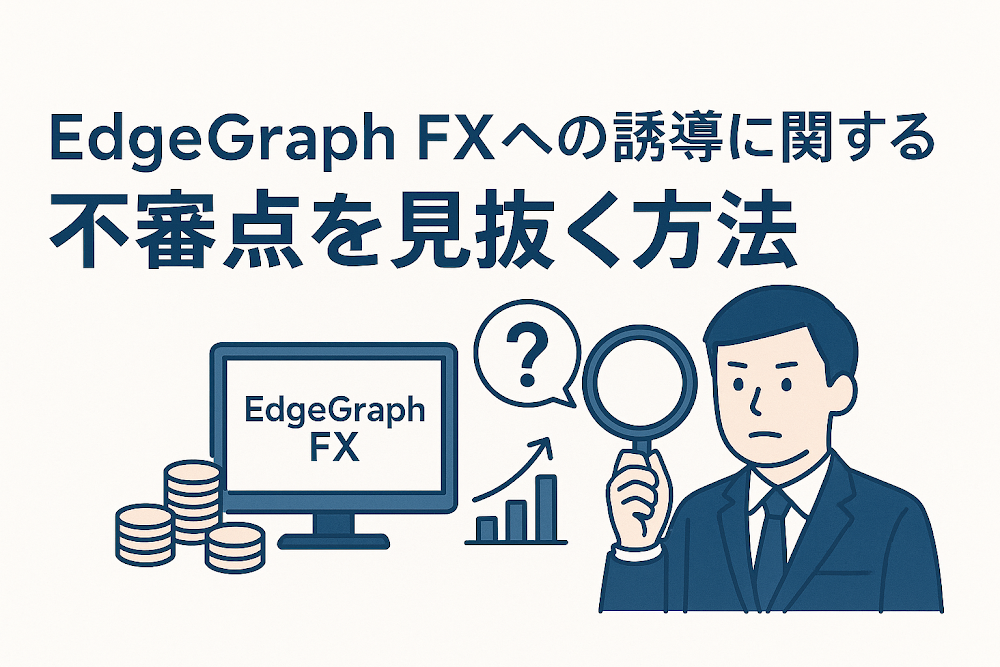 EdgeGraph FXへの誘導に関する不審点を見抜く方法