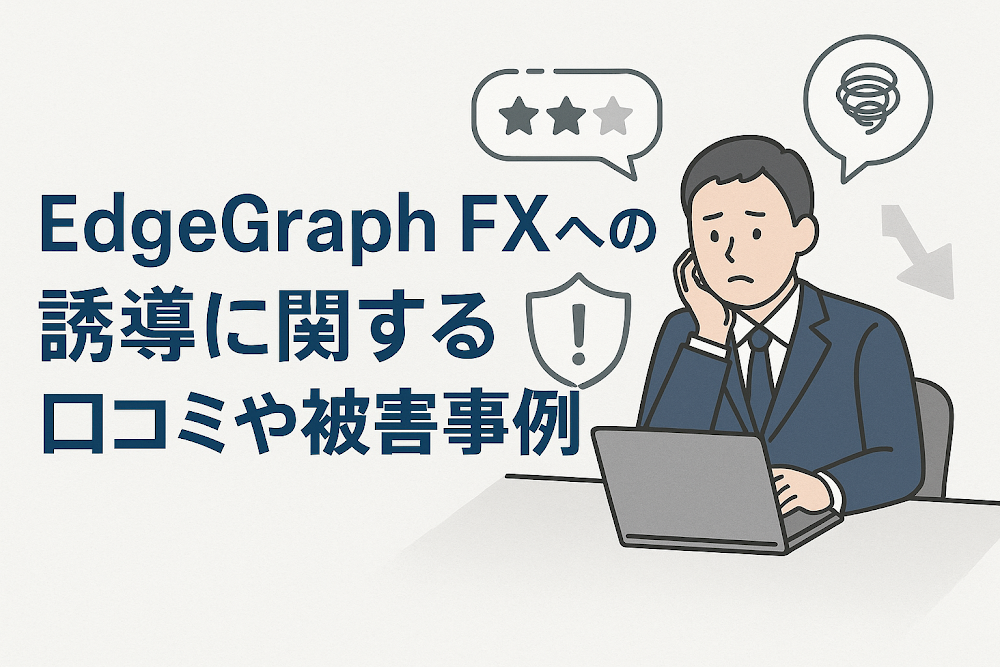 EdgeGraph FXへの誘導に関する口コミや被害事例