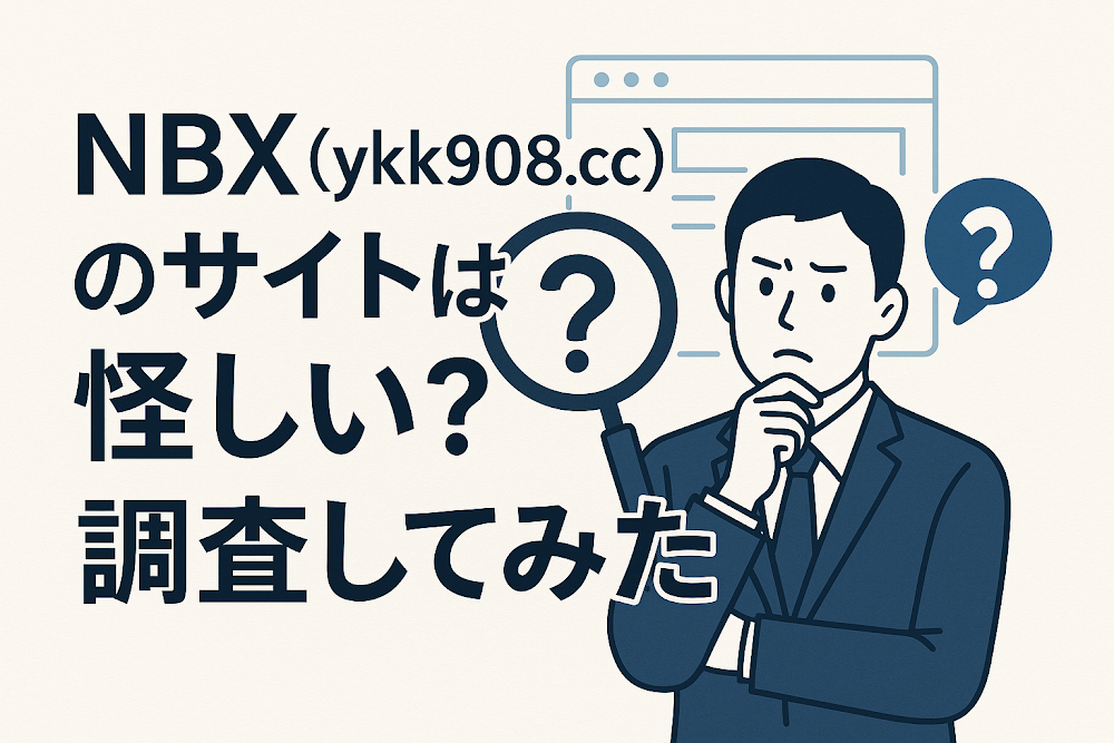 NBX（ykk908.cc）のサイトは怪しい？調査してみた