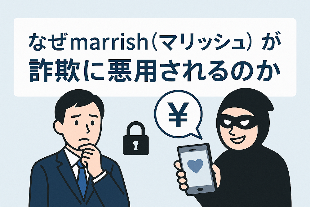 なぜmarrish（マリッシュ）が詐欺に悪用されるのか