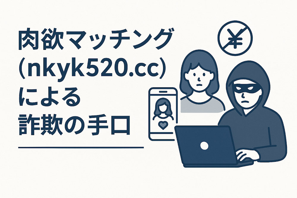 肉欲マッチング（nkyk520.cc）による詐欺の手口
