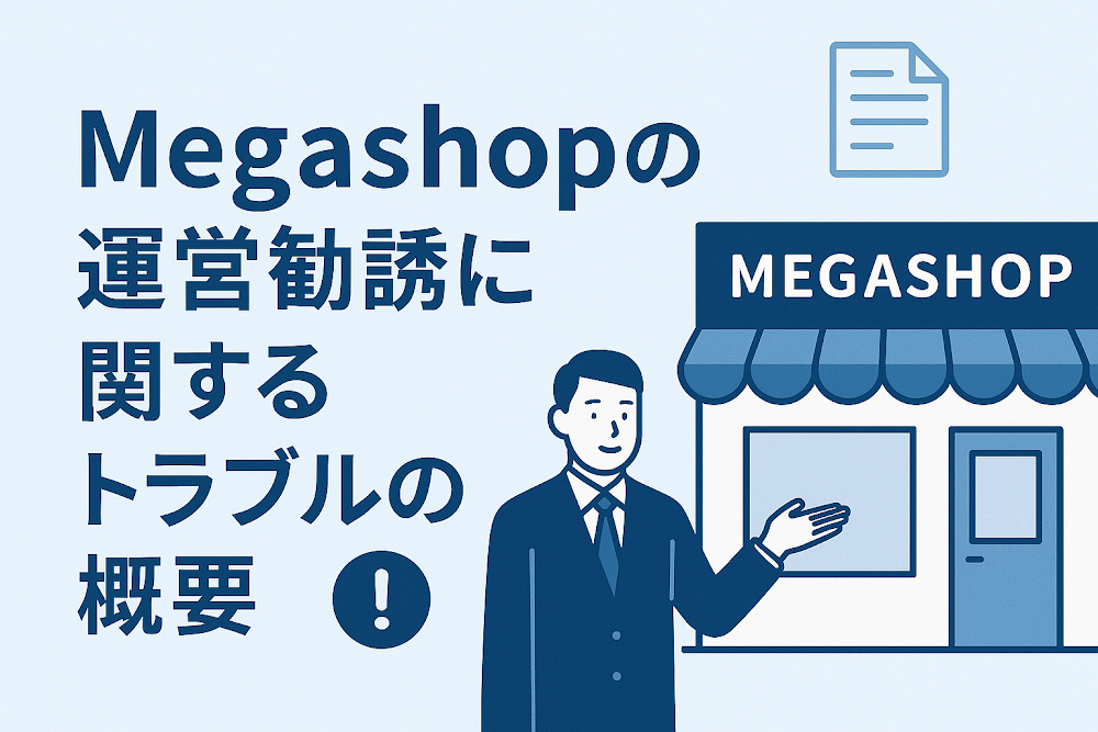 Megashop（megashoppro.com）の運営勧誘に関するトラブルの概要
