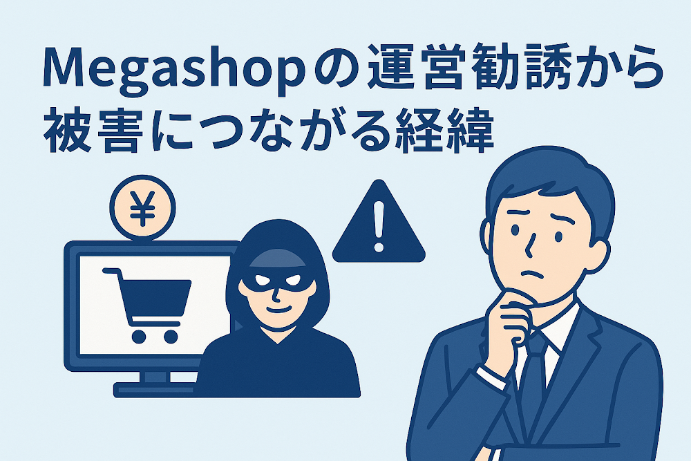 Megashop（megashoppro.com）の運営勧誘から被害につながる経緯