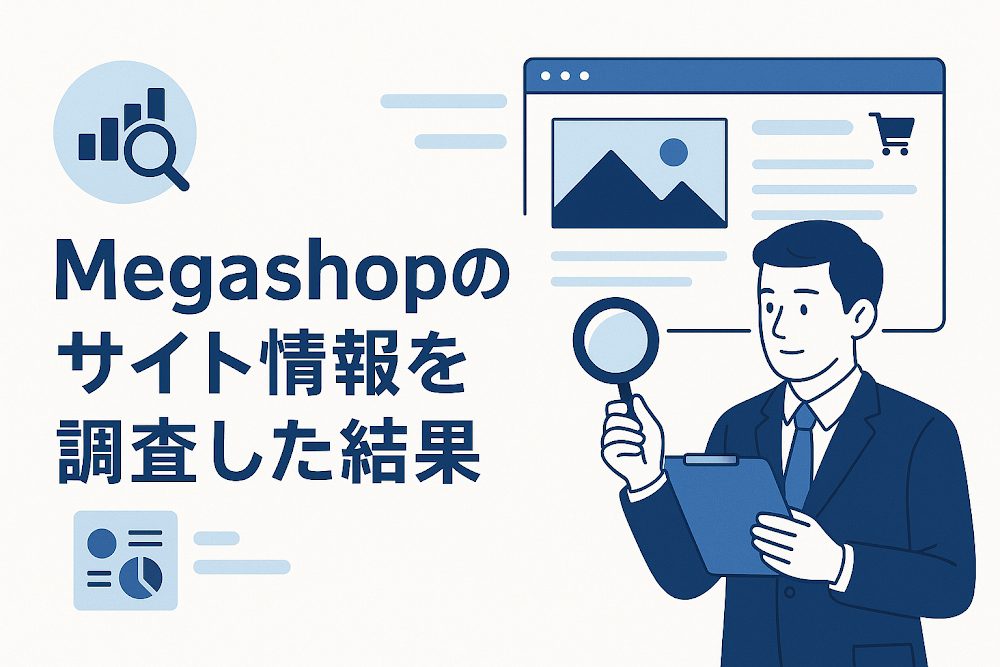 Megashop（megashoppro.com）のサイト情報を調査した結果