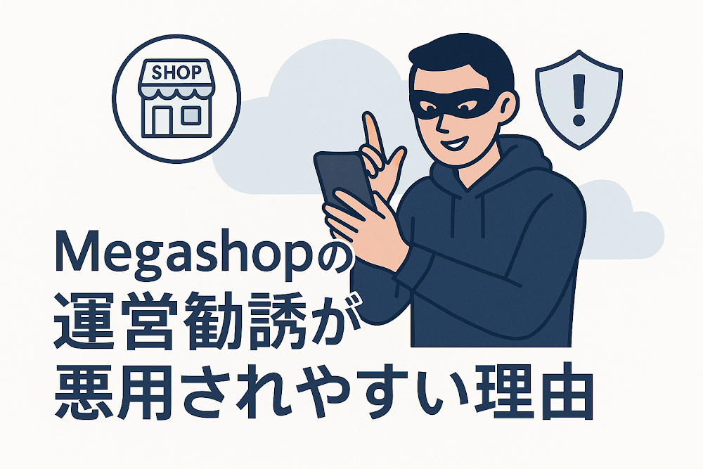 Megashop（megashoppro.com）の運営勧誘が悪用されやすい理由