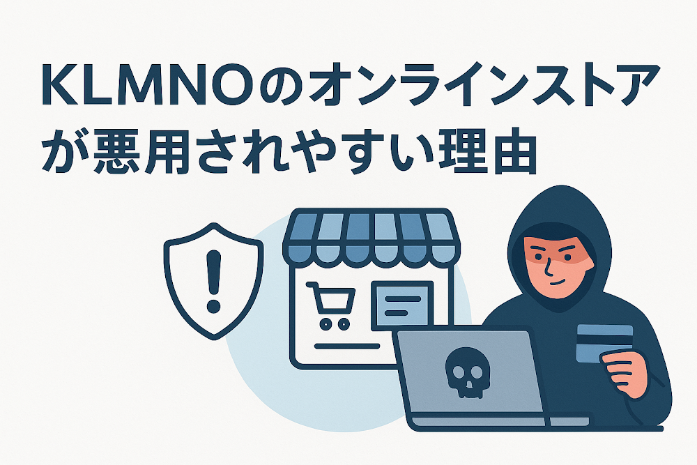 KLMNOのオンラインストアが悪用されやすい理由