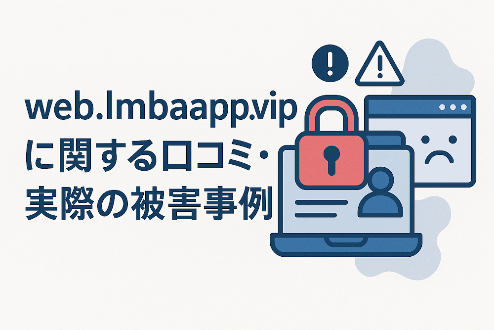 web.lmbaapp.vipに関する口コミ・実際の被害事例