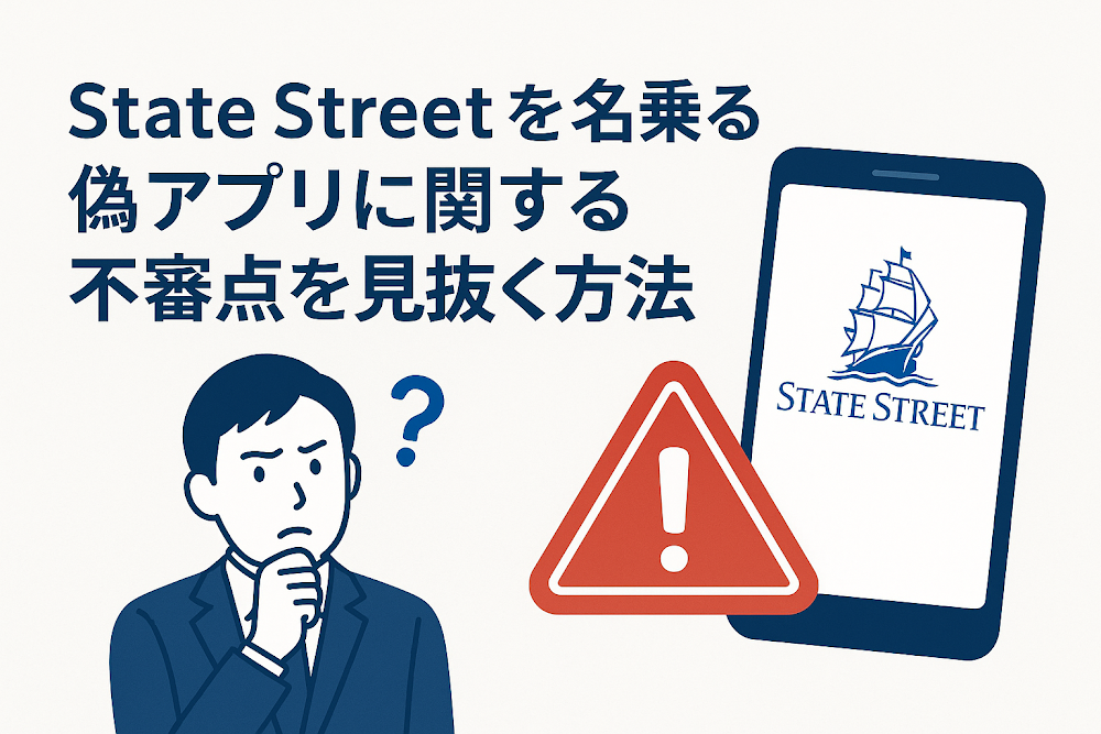 State Streetを名乗る偽アプリに関する不審点を見抜く方法