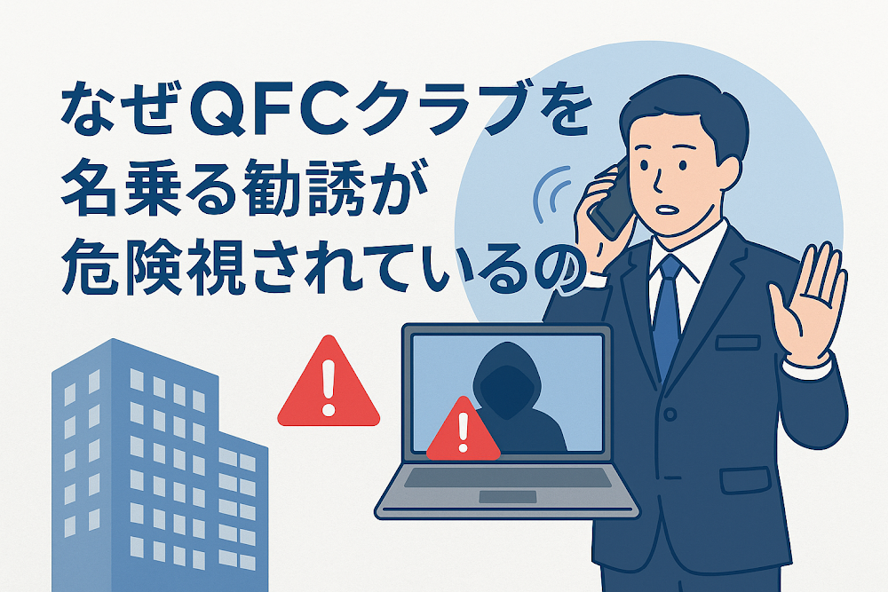 なぜQFCクラブを名乗る勧誘が危険視されているのか