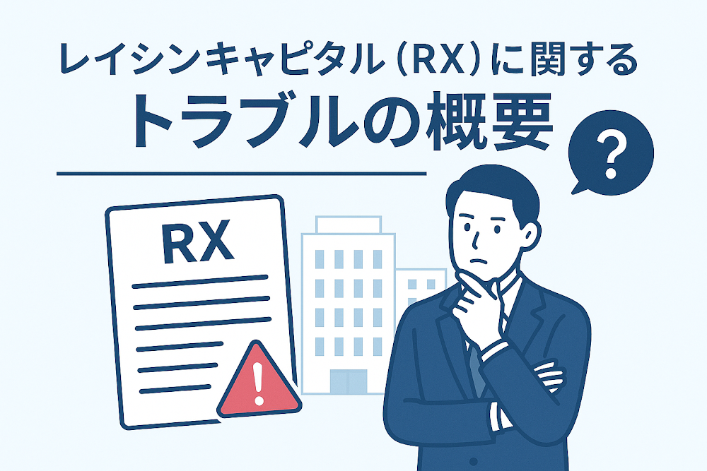レイシンキャピタル（RX）に関するトラブルの概要
