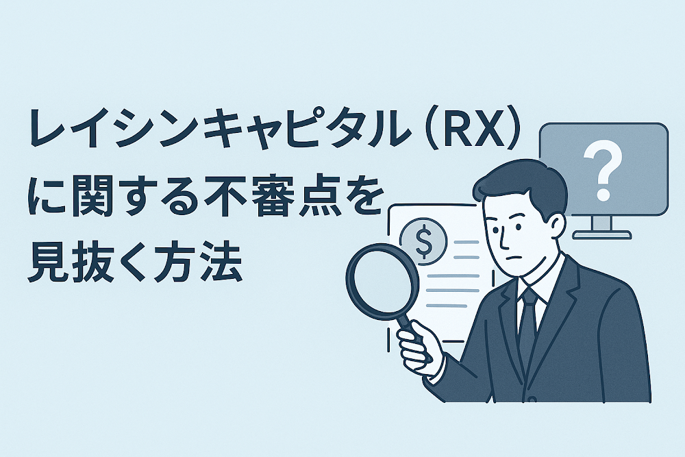 レイシンキャピタル（RX）に関する不審点を見抜く方法