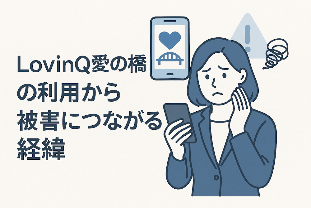 LovinQ愛の橋（lv08.jp）の利用から被害につながる経緯