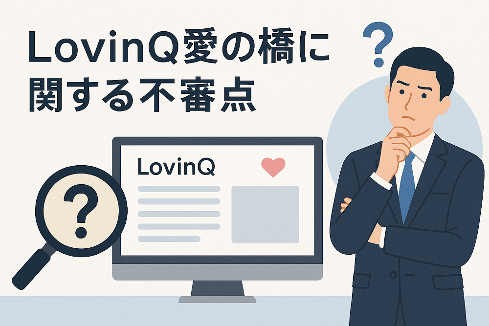 LovinQ愛の橋（lv08.jp）に関する不審点