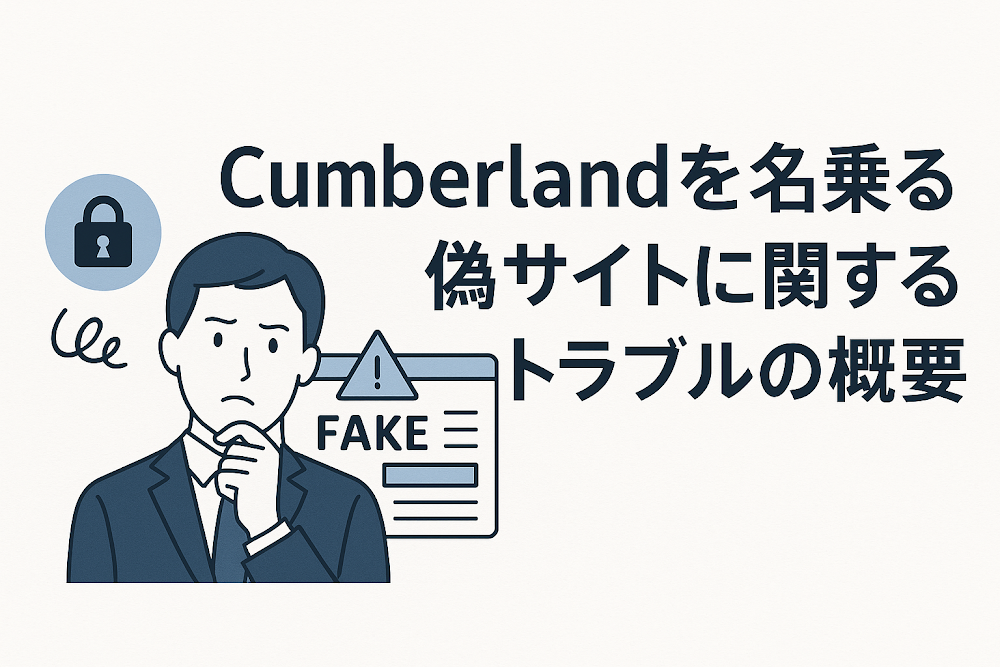 Cumberland（カンバーランド）を名乗る偽サイトに関するトラブルの概要
