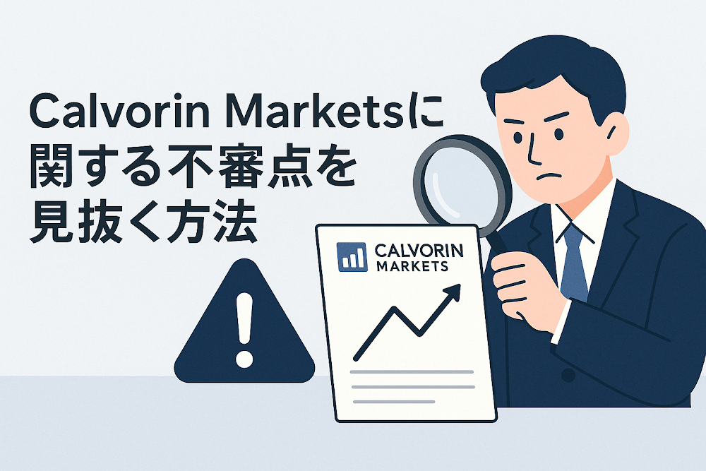 Calvorin Markets(calvorinmarkets.com)に関する不審点を見抜く方法