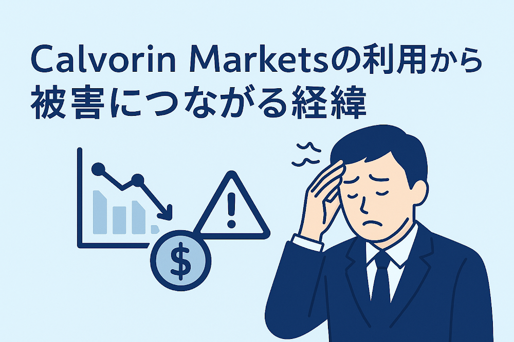 Calvorin Markets(calvorinmarkets.com)の利用から被害につながる経緯