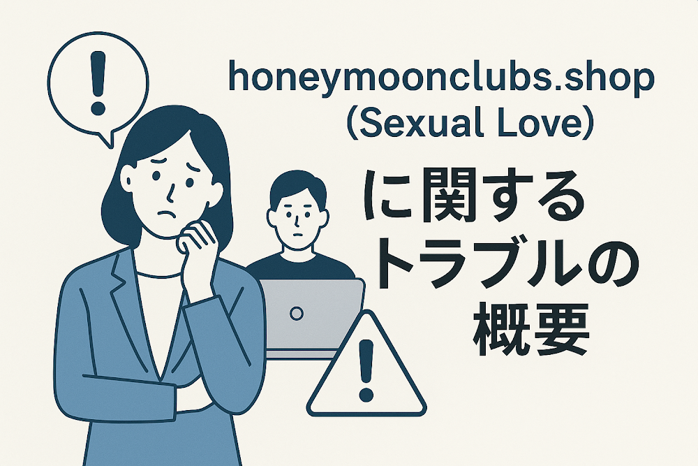 honeymoonclubs.shop(Sexual Love)に関するトラブルの概要