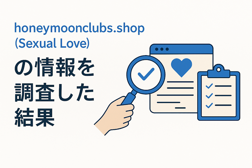 honeymoonclubs.shop(Sexual Love)の情報を調査した結果