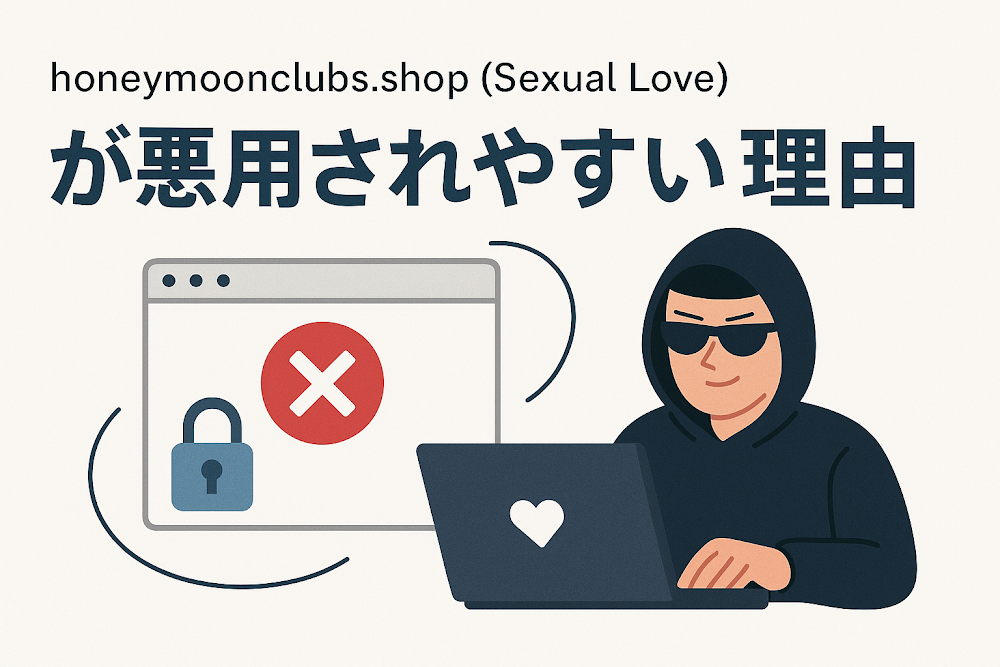 honeymoonclubs.shop(Sexual Love)が悪用されやすい理由
