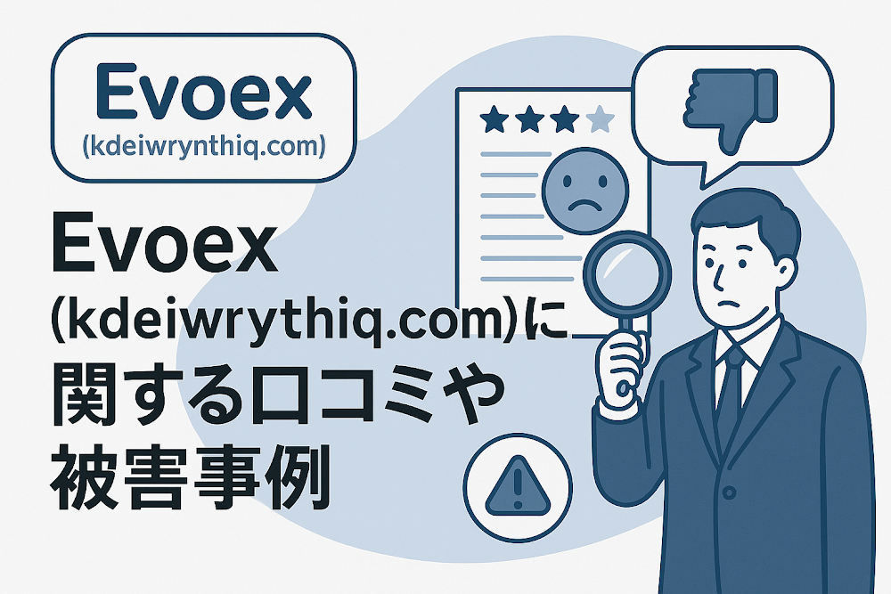 Evoex(zelvorynthiqen.com)に関する口コミや被害事例