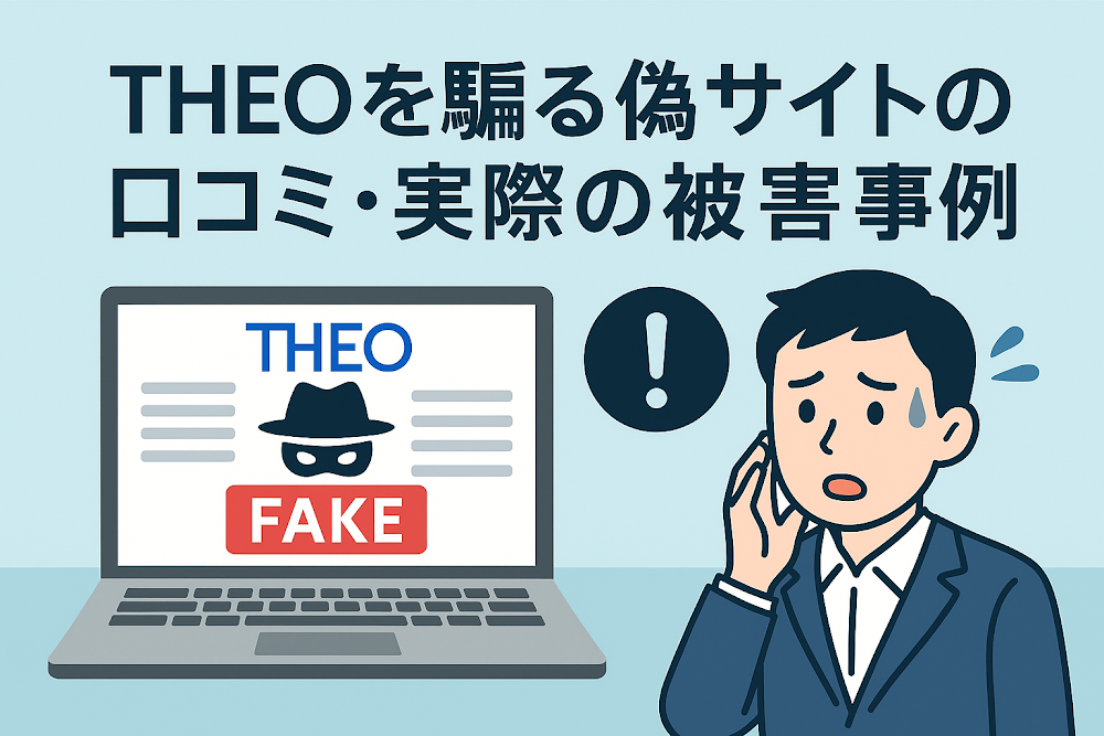 THEO（テオ）を騙る偽サイトの口コミ・実際の被害事例