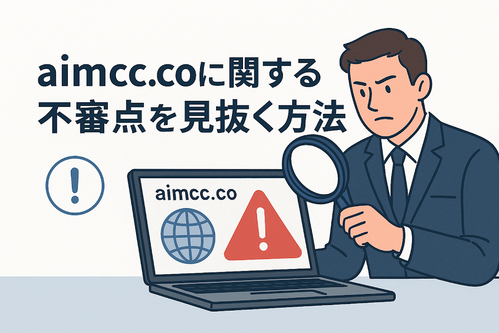 aimcc.coに関する不審点を見抜く方法