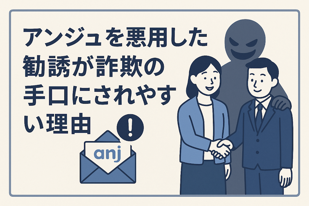 アンジュを悪用した勧誘が詐欺の手口にされやすい理由