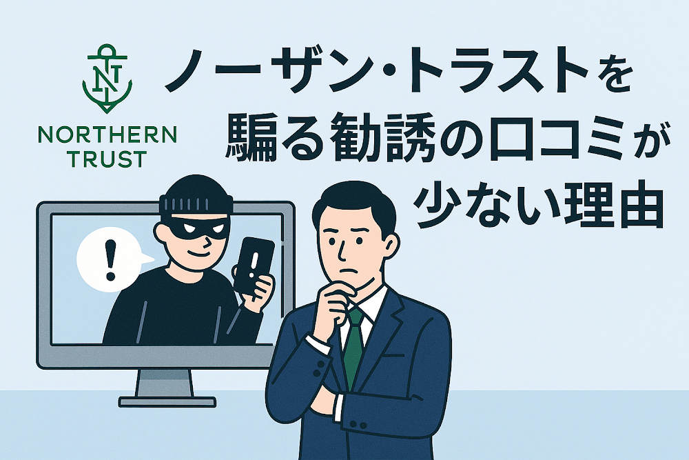 ノーザン・トラスト（Northern Trust）を騙る勧誘の口コミが少ない理由