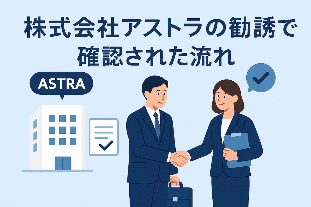 株式会社アストラ（株式会社ASTRA）の勧誘で確認された流れ
