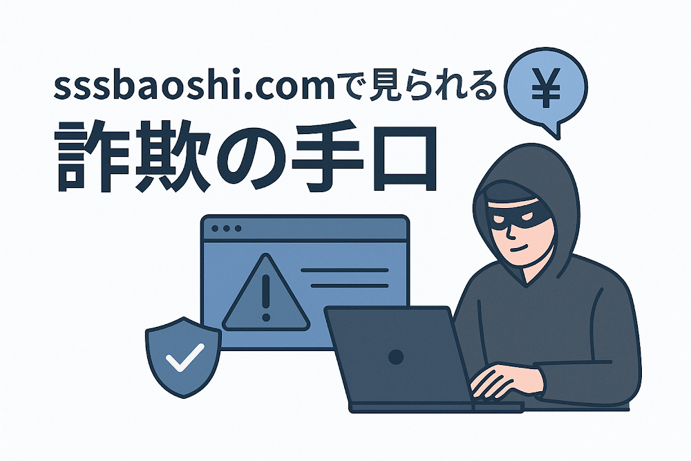 sssbaoshi.comで見られる詐欺の手口