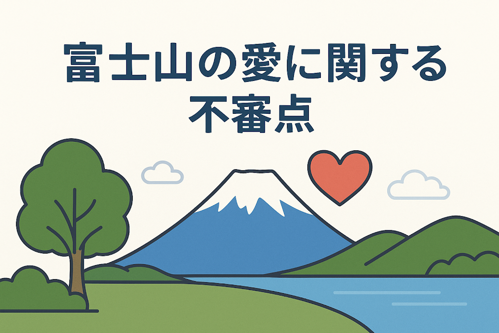 富士山の愛に関する不審点