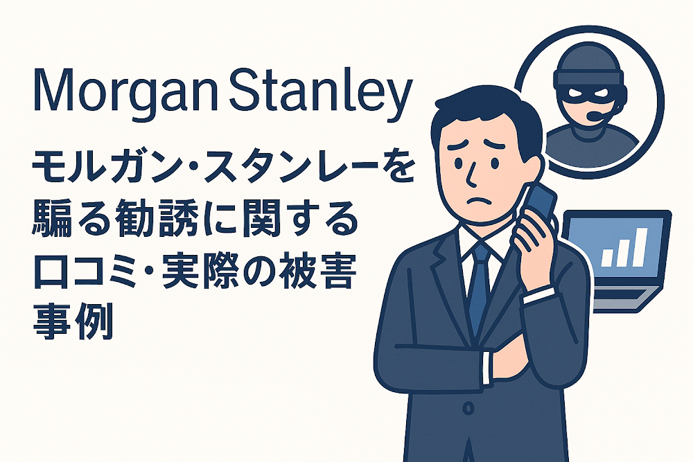 Morgan Stanley(モルガン・スタンレー)を騙る勧誘に関する口コミ・実際の被害事例