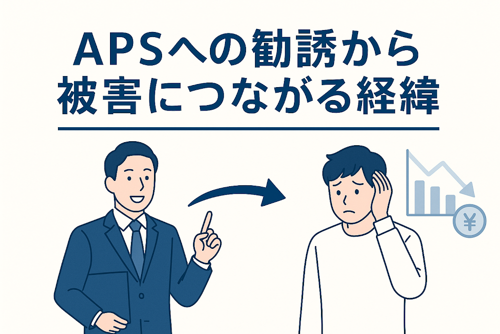 APS(apsskh.com)への勧誘から被害につながる経緯