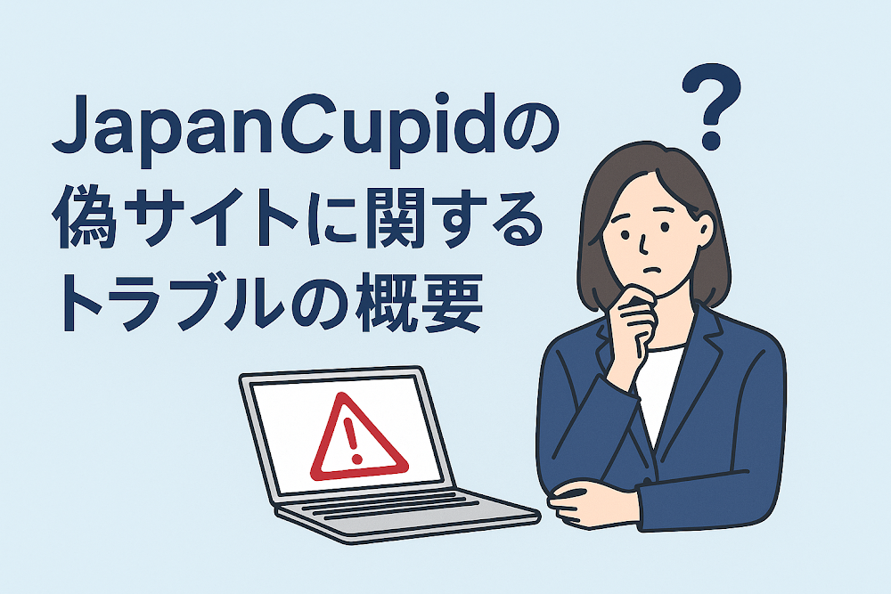 JapanCupidの偽サイト（japancupid.vip）に関するトラブルの概要