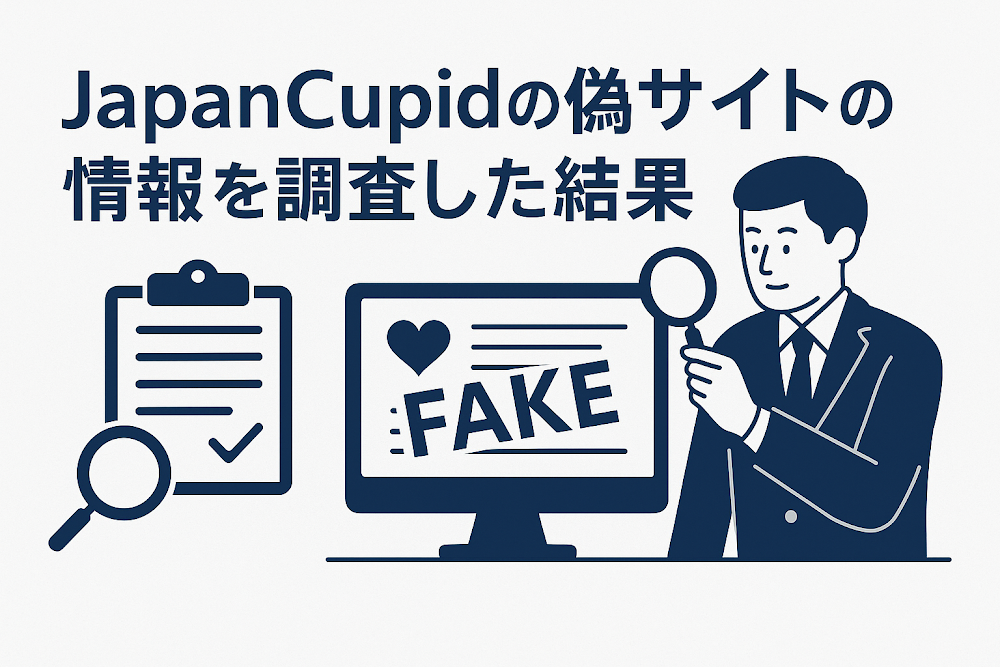 JapanCupidの偽サイト（japancupid.vip）の情報を調査した結果