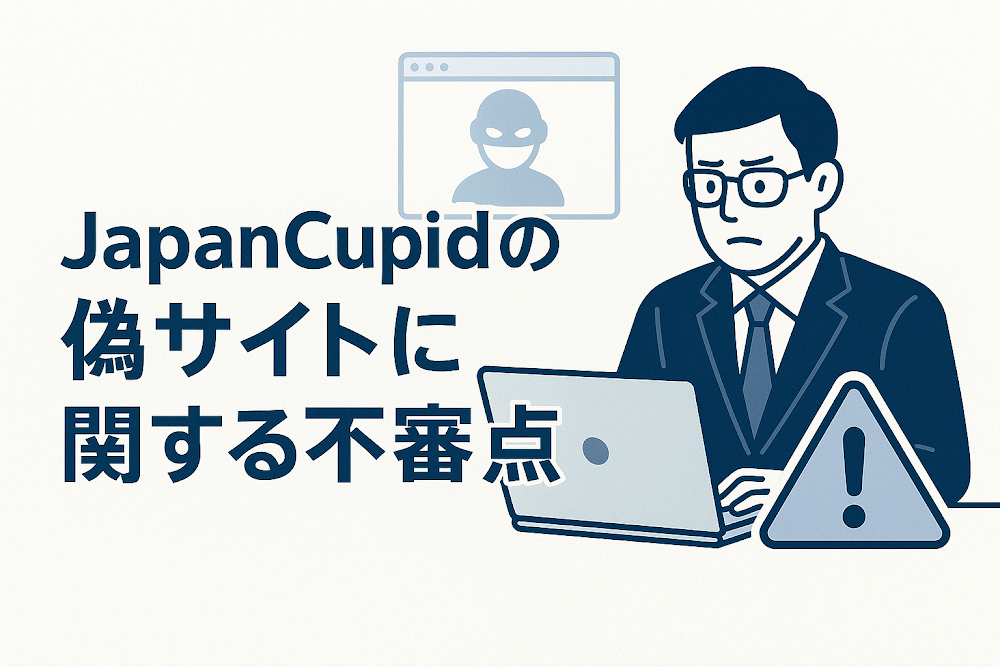 JapanCupidの偽サイト（japancupid.vip）に関する不審点