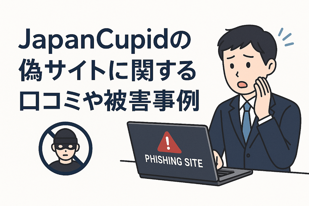 JapanCupidの偽サイト（japancupid.vip）に関する口コミや被害事例