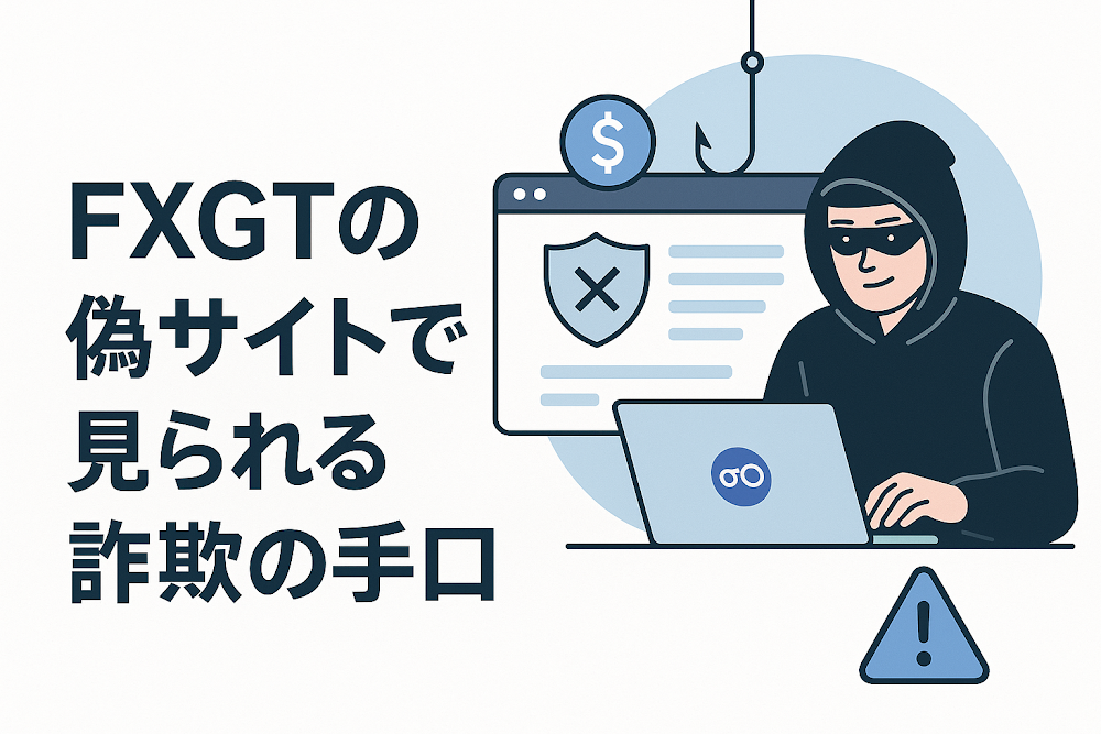 FXGTの偽サイトで見られる詐欺の手口